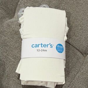 Baby Girl 2-Pack Tights - White - Ruffled Bottom - 12-24